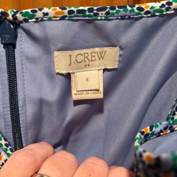 J. Crew Printed Factory Seaside Cami Dress Size 4 - Picture 5 of 8